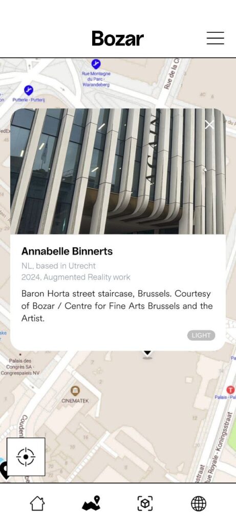 Updated app screens showing reference images of each artwork added to the detail pages, helping users identify what to look for in AR